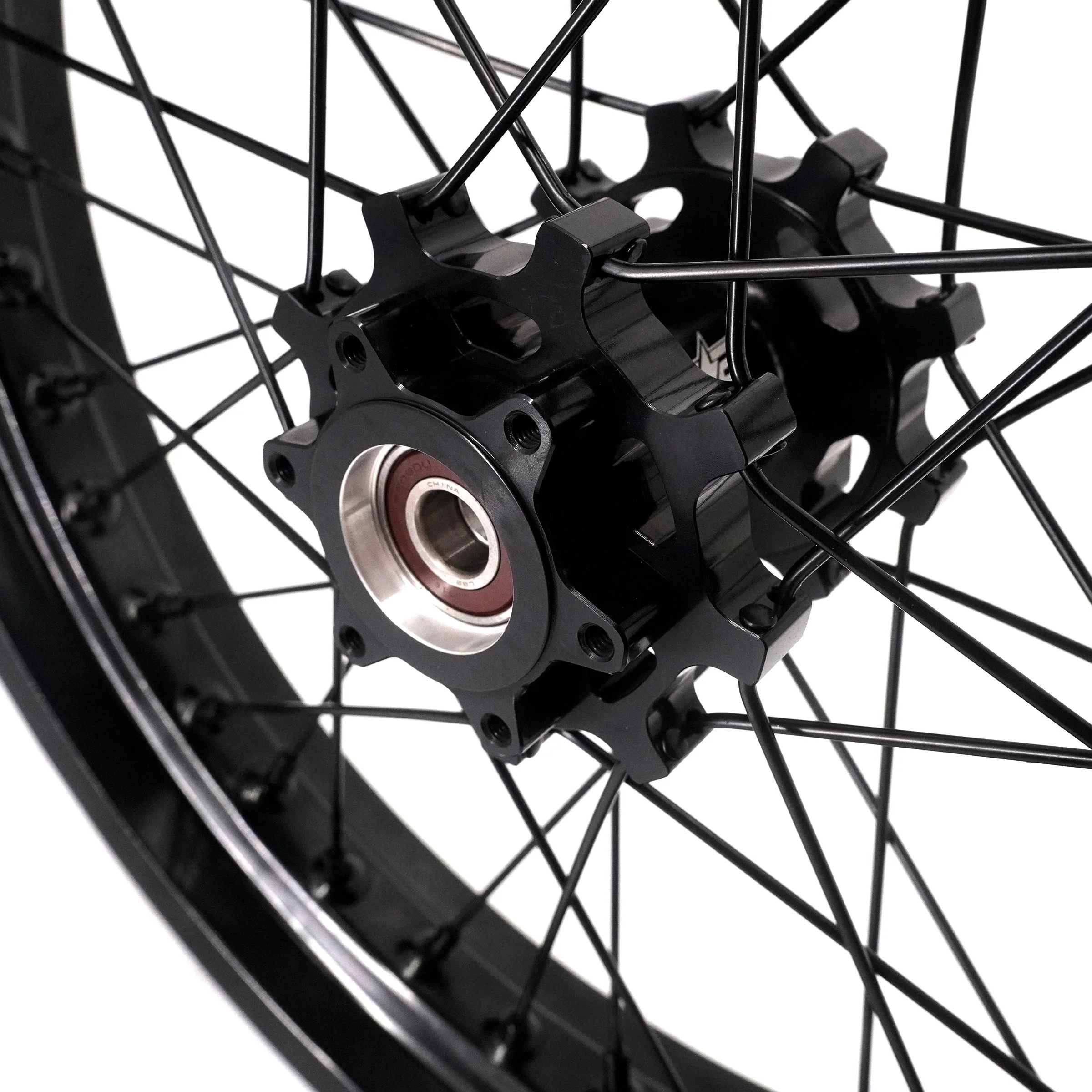 KKE 2.15*17 & 2.5*17 E-bike Wheels Rims Fit Talaria Sting MX3 / R MX4 / x3 (xXx) All Black - Image 11