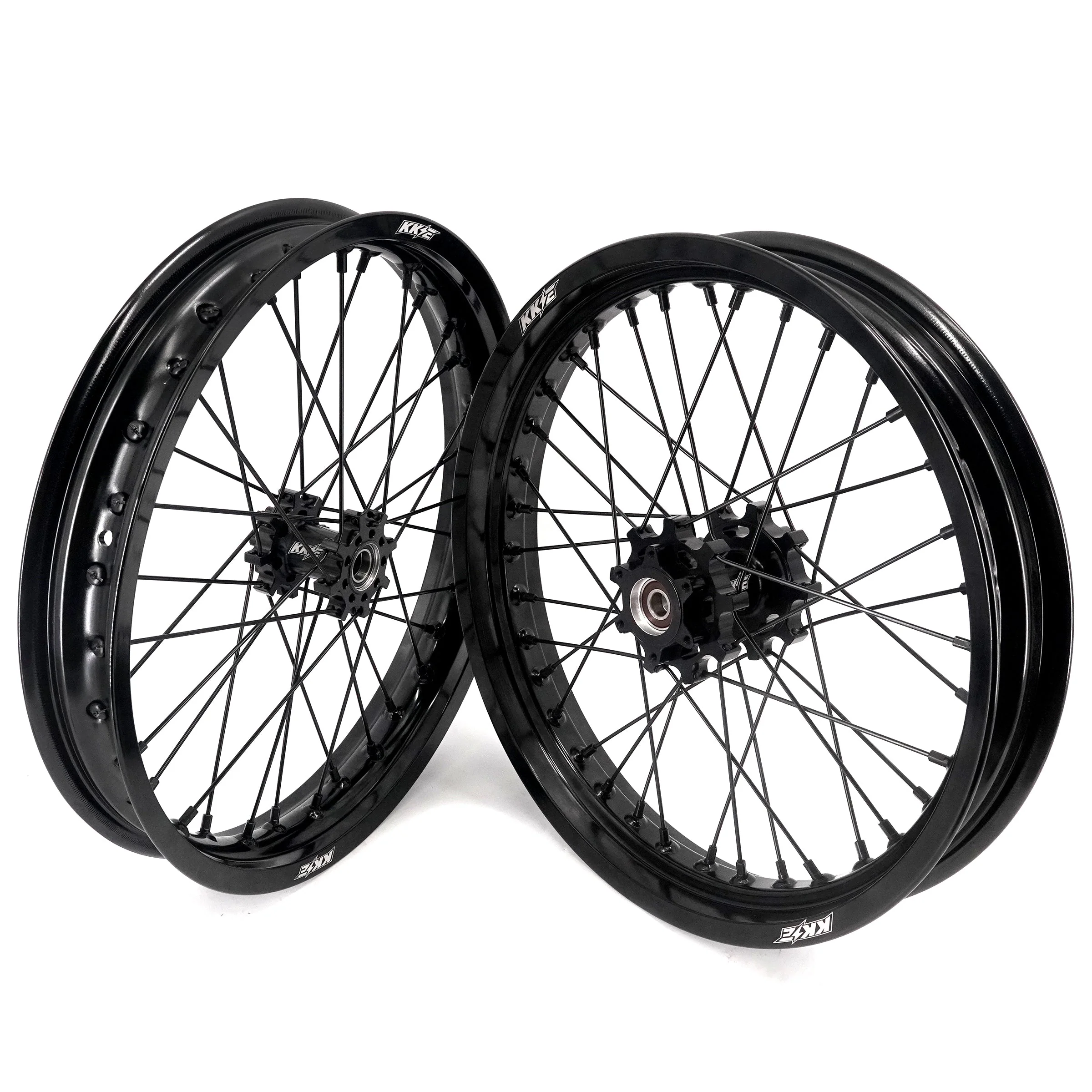 KKE 2.15*17 & 2.5*17 E-bike Wheels Rims Fit Talaria Sting MX3 / R MX4 / x3 (xXx) All Black - Image 2
