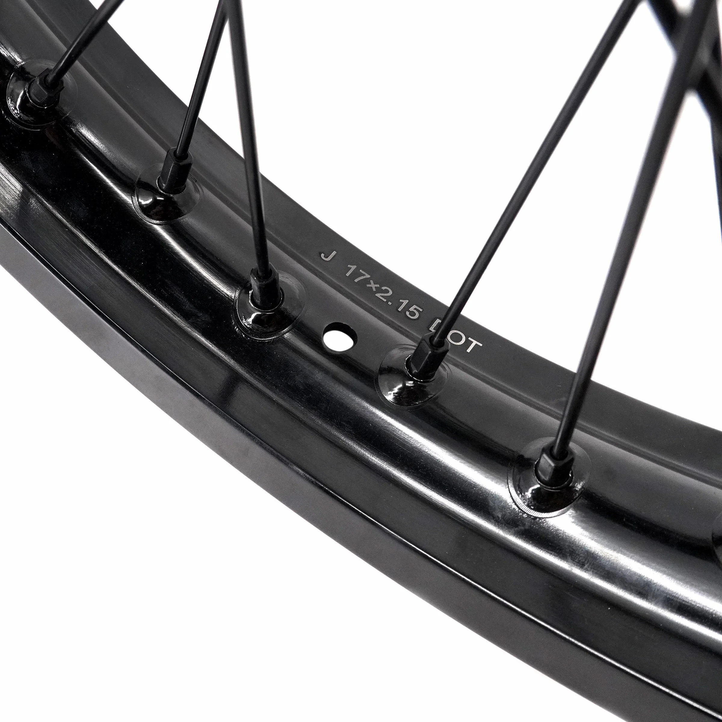 KKE 2.15*17 & 2.5*17 E-bike Wheels Rims Fit Talaria Sting MX3 / R MX4 / x3 (xXx) All Black - Image 7