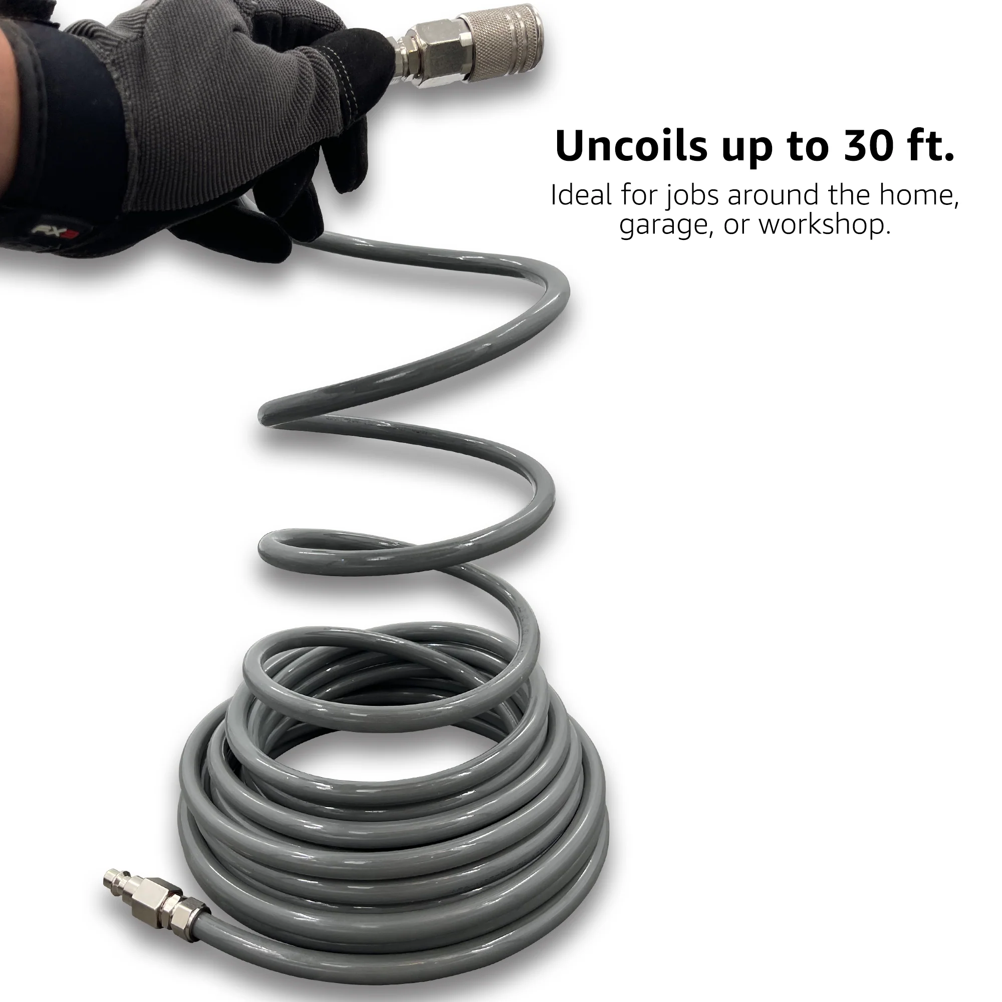 ViperFlow Poly Air Hose Kit - 1/4" x 30 ft. - Image 5