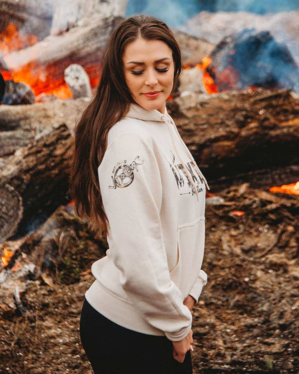 Vixen Huntress Pullover Hoodie - Natural - Image 4