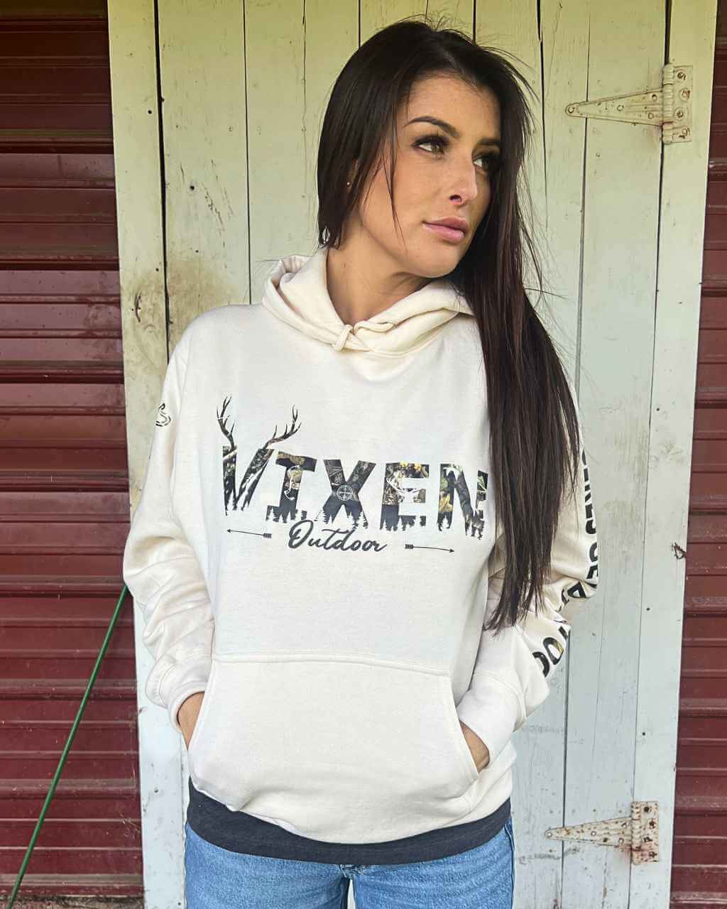 Vixen Huntress Pullover Hoodie - Natural - Image 5