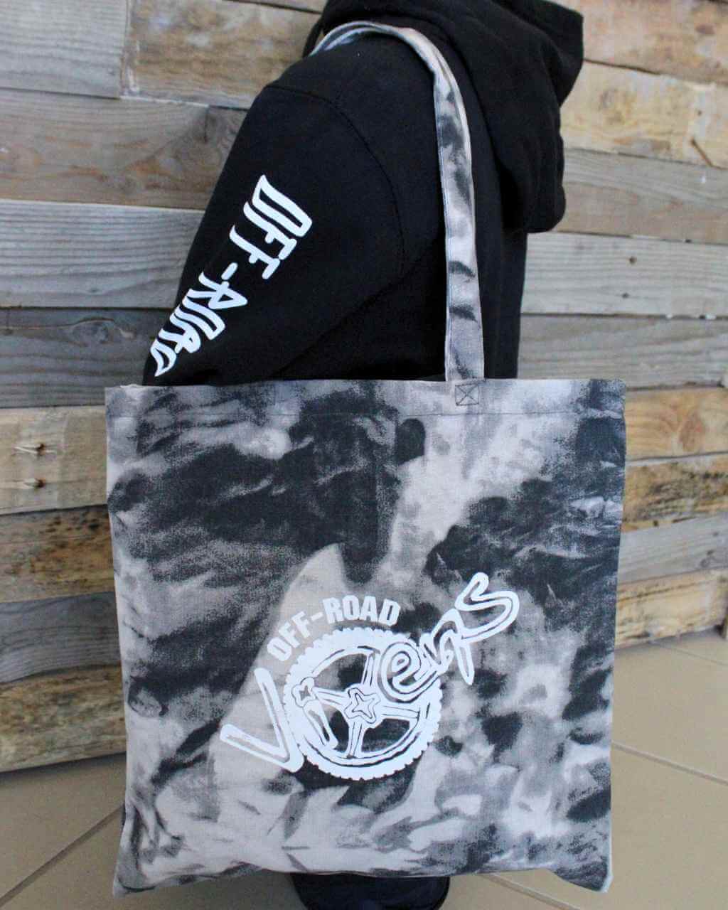 Vixen Outdoor Tie Dye Canvas Tote - Smoke - Image 2