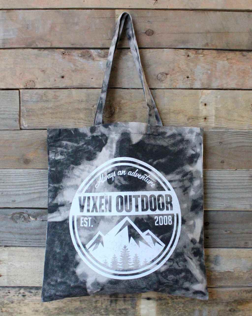 Vixen Outdoor Tie Dye Canvas Tote - Smoke - Image 3