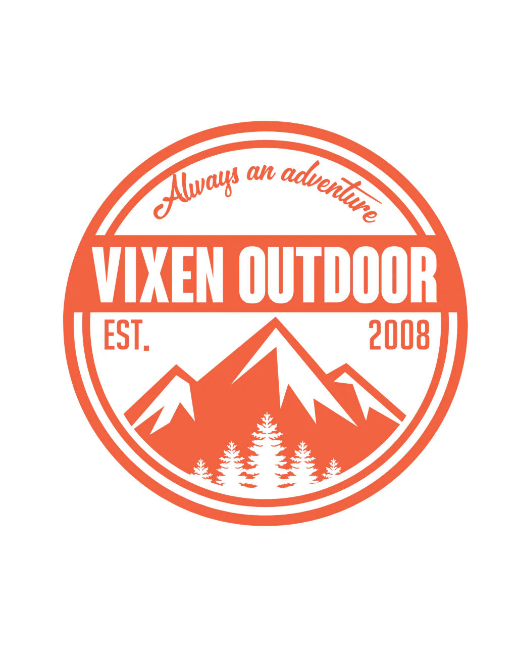 Vixen Outdoor Vinyl Decal 6" x 6" - Image 6