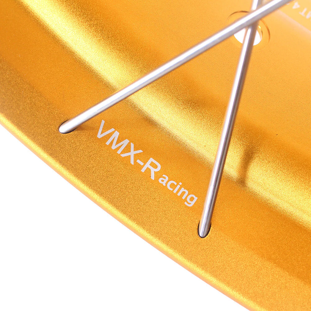 VMX 19 17 Inch CUSH Drive For BMW F750GS 2019-2024 Tubeless Alloy Spoke Wheels Gold Hub - Image 8