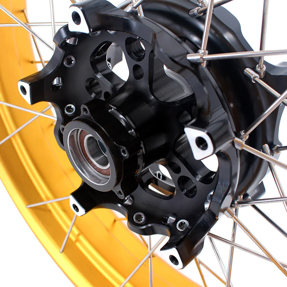 VMX-Racing 19in. 17in. Tubeless Wheels Fit For BMW F750GS 2019-2024 Gold GLM Rims - Image 11