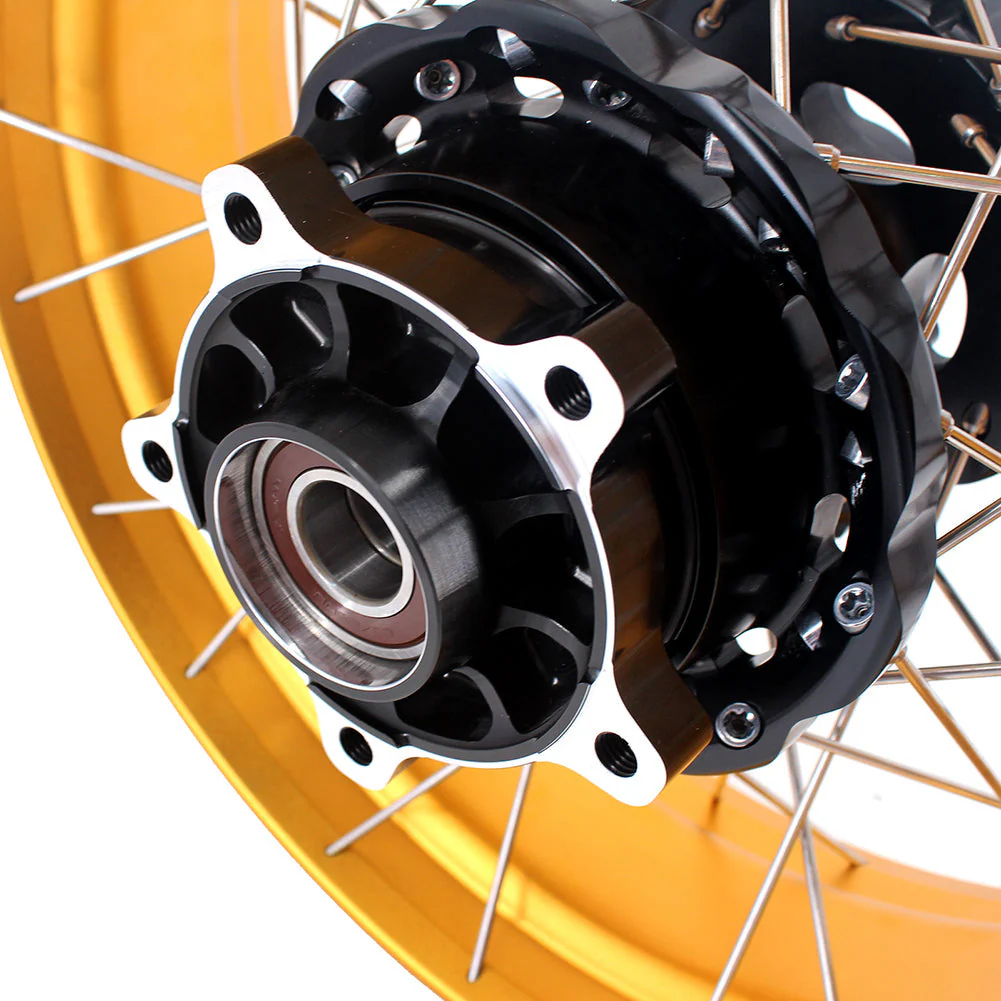VMX-Racing 19in. 17in. Tubeless Wheels Fit For BMW F750GS 2019-2024 Gold GLM Rims - Image 14