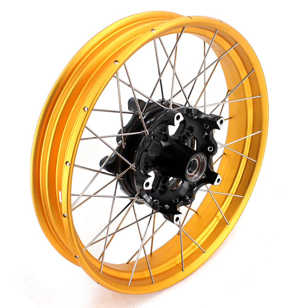 VMX-Racing 19in. 17in. Tubeless Wheels Fit For BMW F750GS 2019-2024 Gold GLM Rims - Image 8