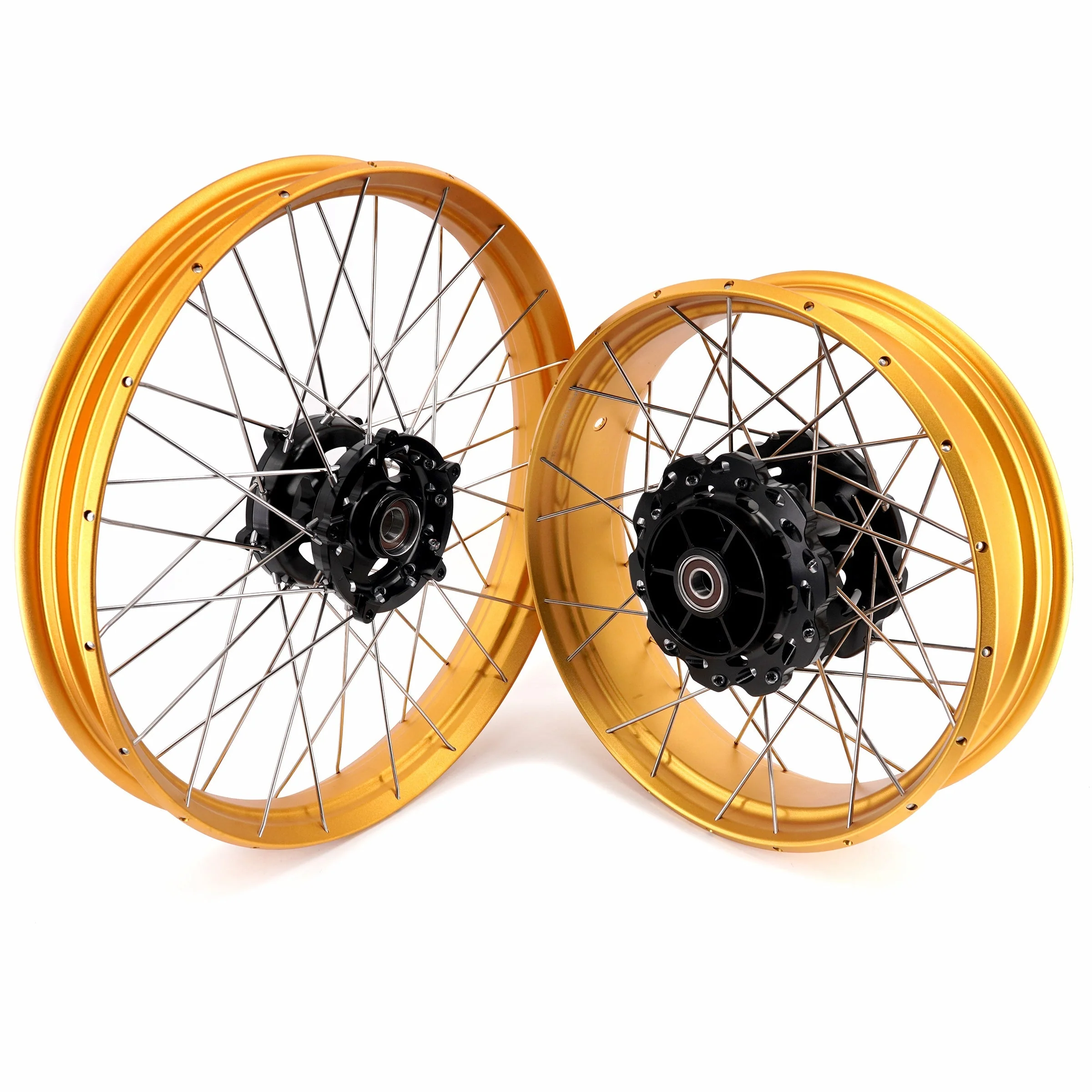 VMX-Racing 21" 18" Tubeless Wheels Fit Yamaha Tenere 700 2019-2025 Gold Rims - Image 2