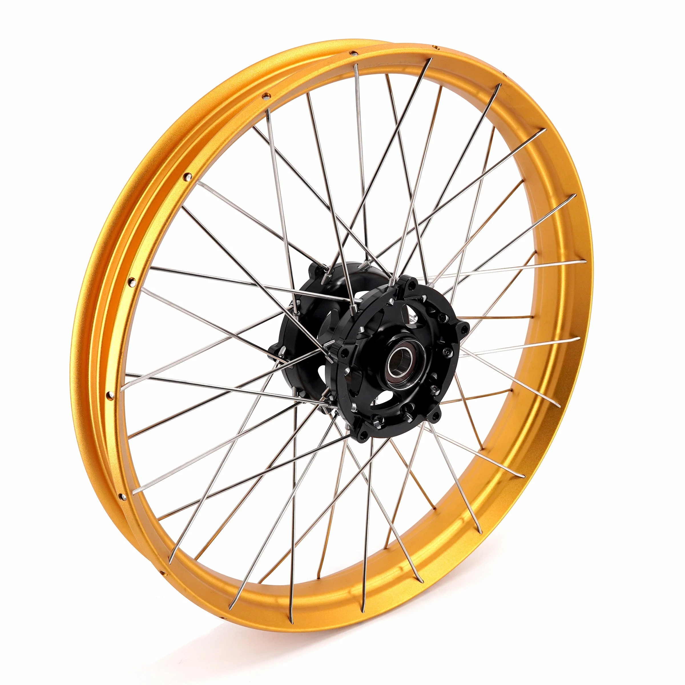 VMX-Racing 21" 18" Tubeless Wheels Fit Yamaha Tenere 700 2019-2025 Gold Rims - Image 3
