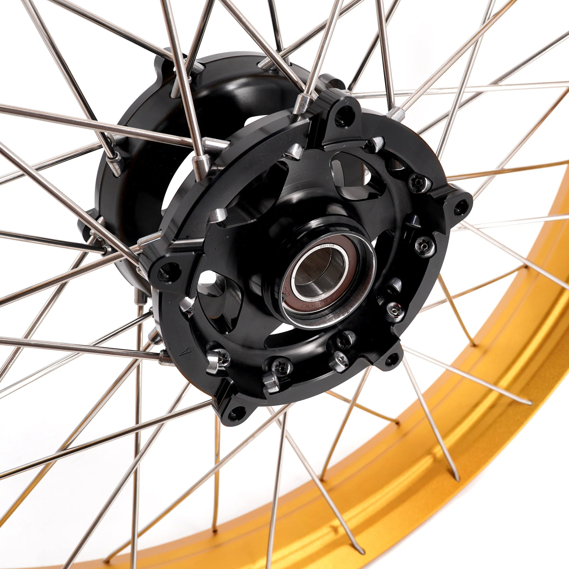 VMX-Racing 21" 18" Tubeless Wheels Fit Yamaha Tenere 700 2019-2025 Gold Rims - Image 4