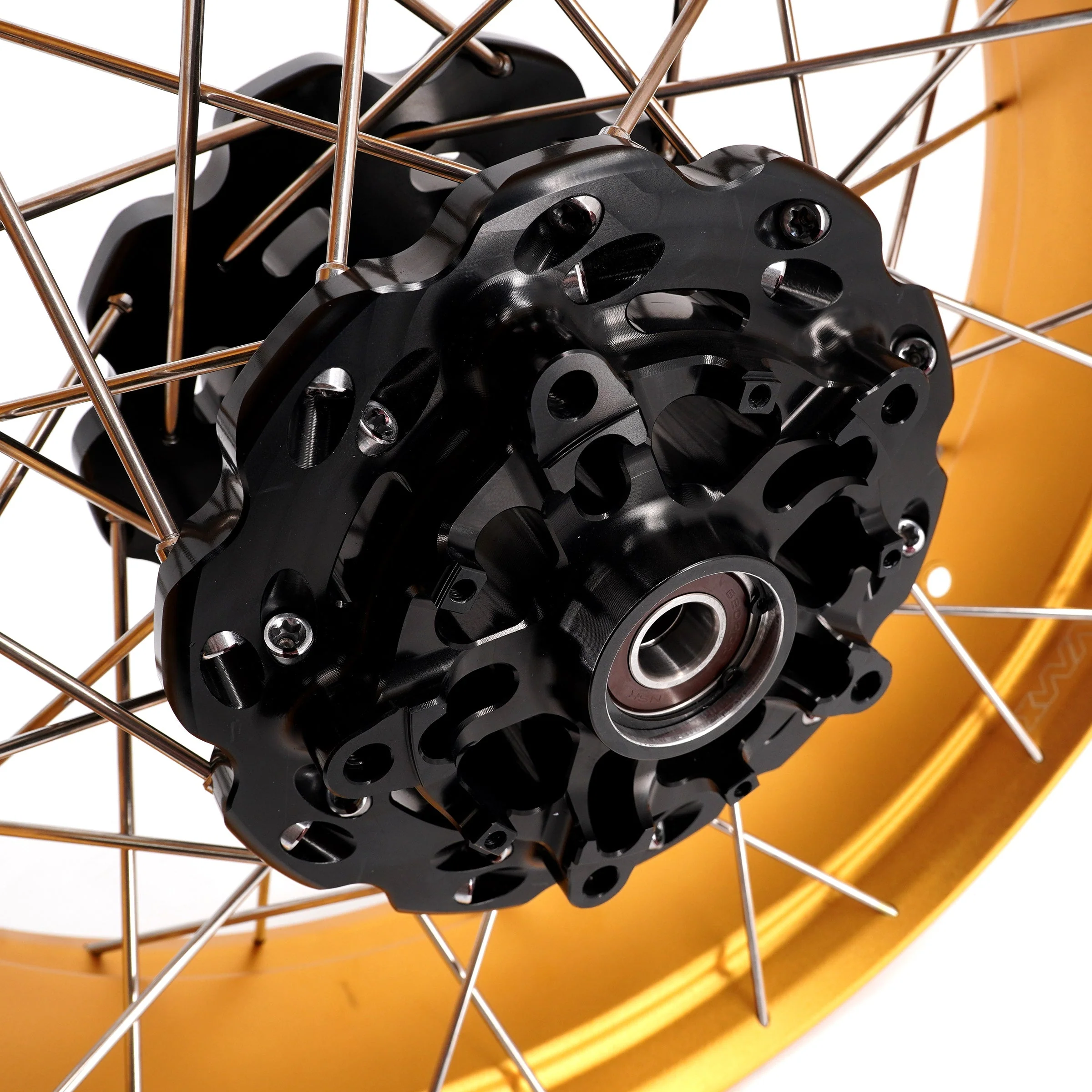 VMX-Racing 21" 18" Tubeless Wheels Fit Yamaha Tenere 700 2019-2025 Gold Rims - Image 9