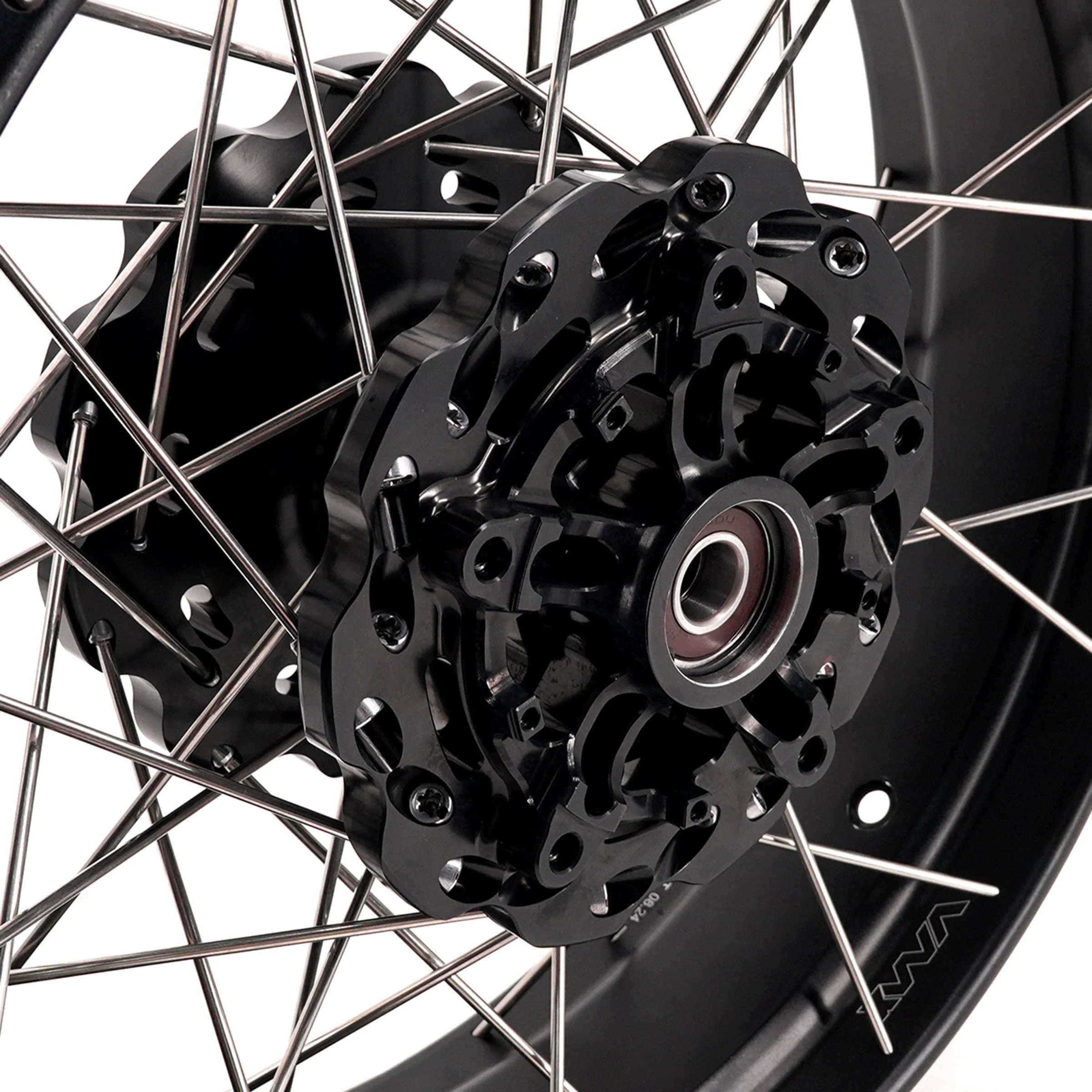 VMX-Racing 21" 18" Tubeless Wheels Fit Yamaha Tenere 700 2019-2025 Black Spoke Rims - Image 10