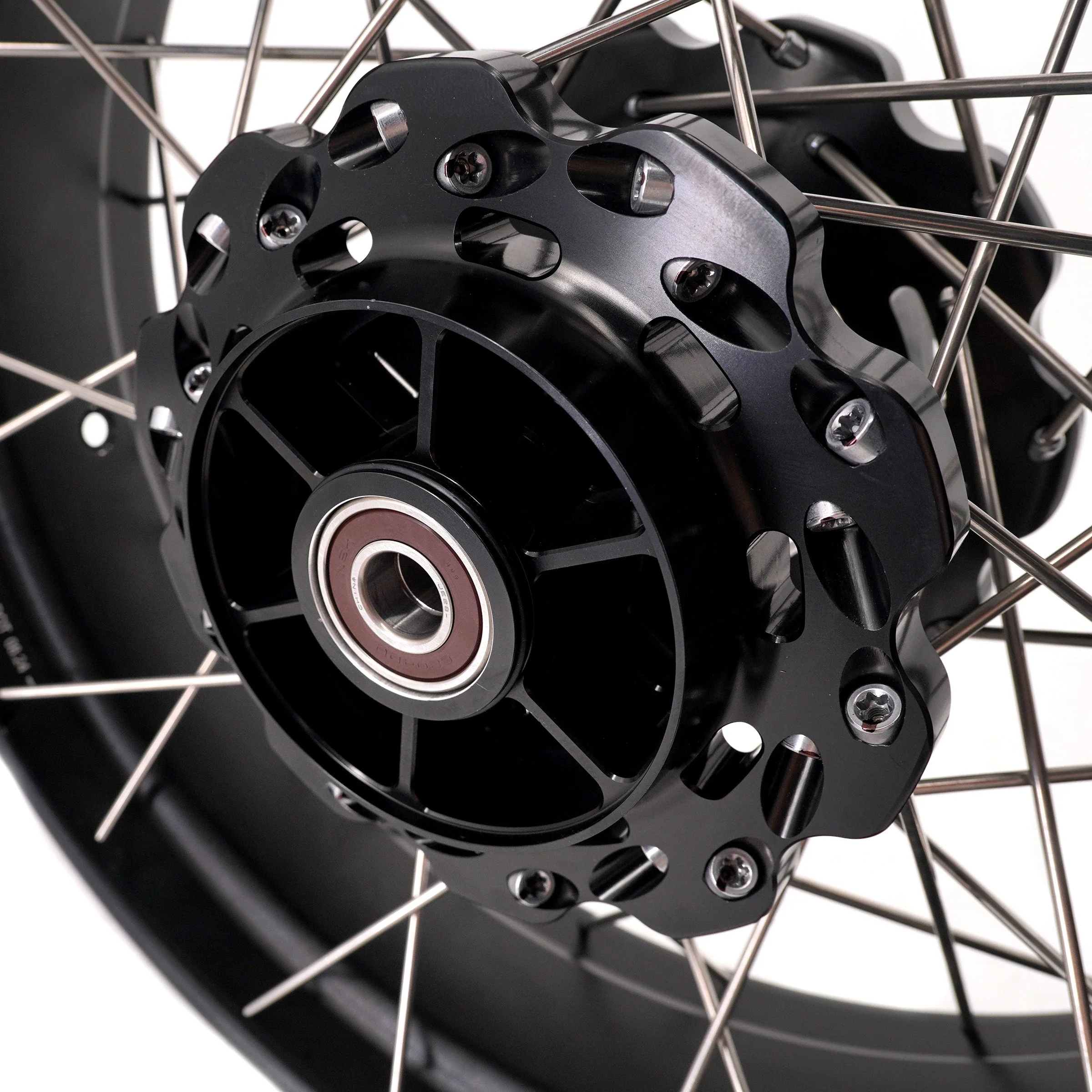 VMX-Racing 21" 18" Tubeless Wheels Fit Yamaha Tenere 700 2019-2025 Black Spoke Rims - Image 13