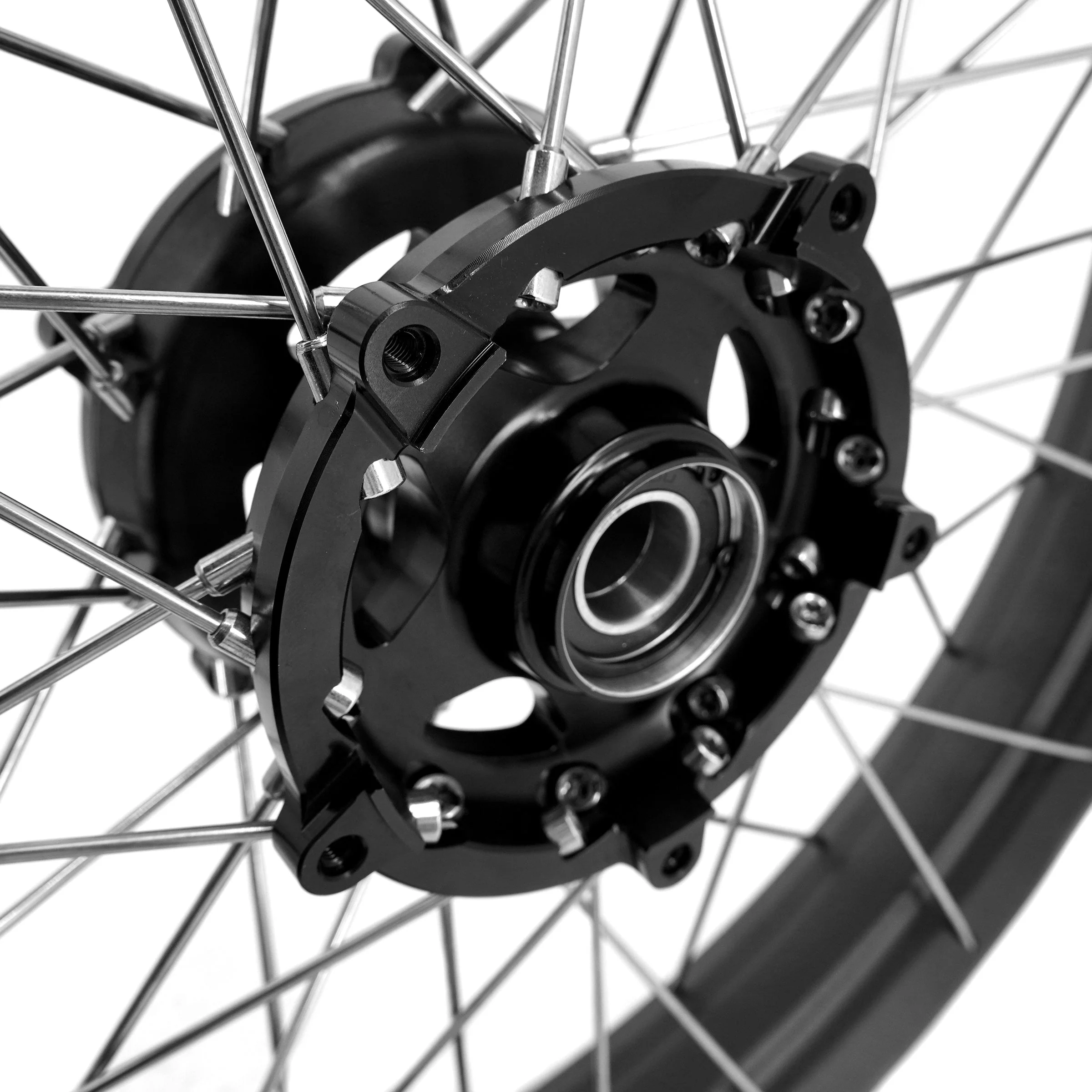 VMX-Racing 21" 18" Tubeless Wheels Fit Yamaha Tenere 700 2019-2025 Black Spoke Rims - Image 5