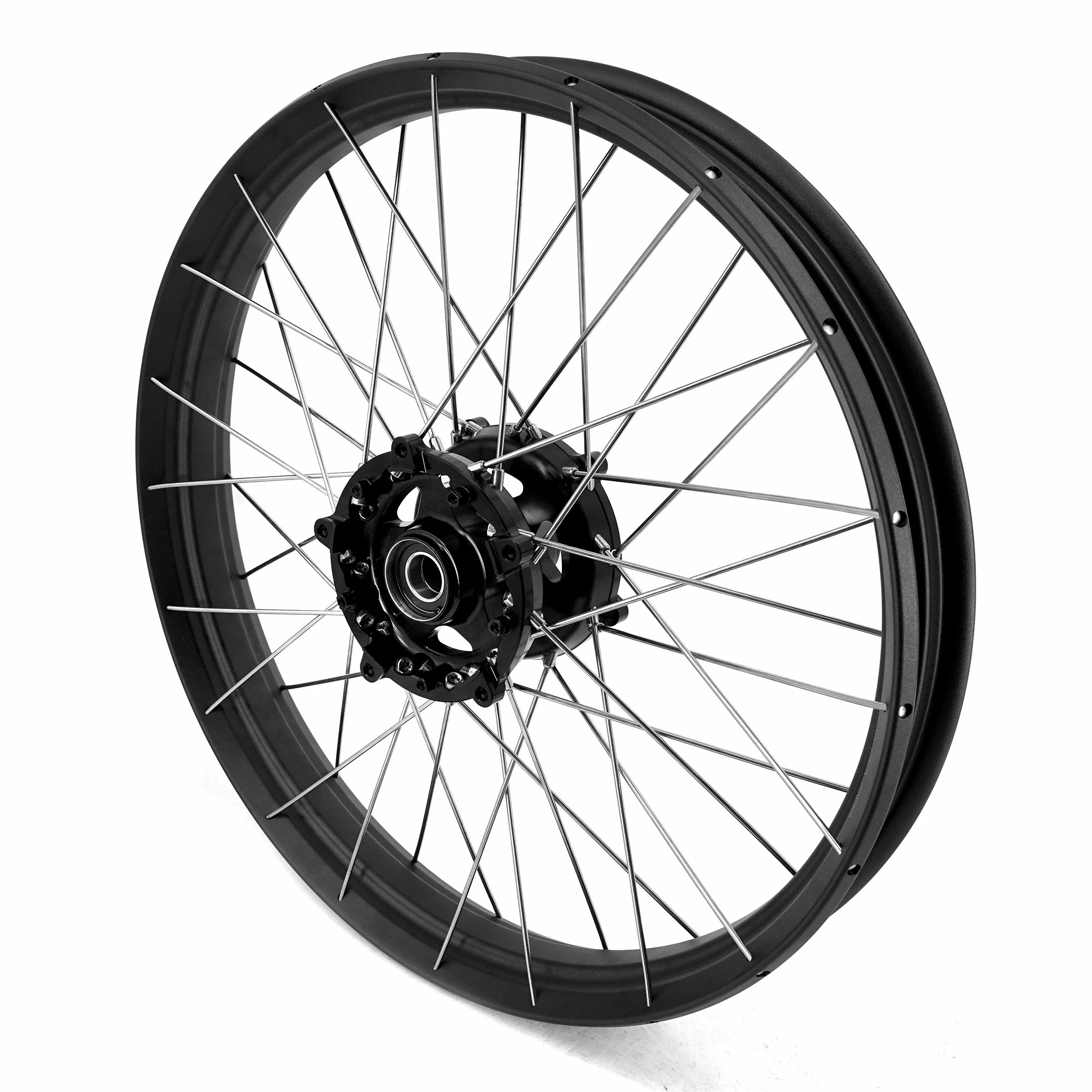 VMX-Racing 21" 18" Tubeless Wheels Fit Yamaha Tenere 700 2019-2025 Black Spoke Rims - Image 7