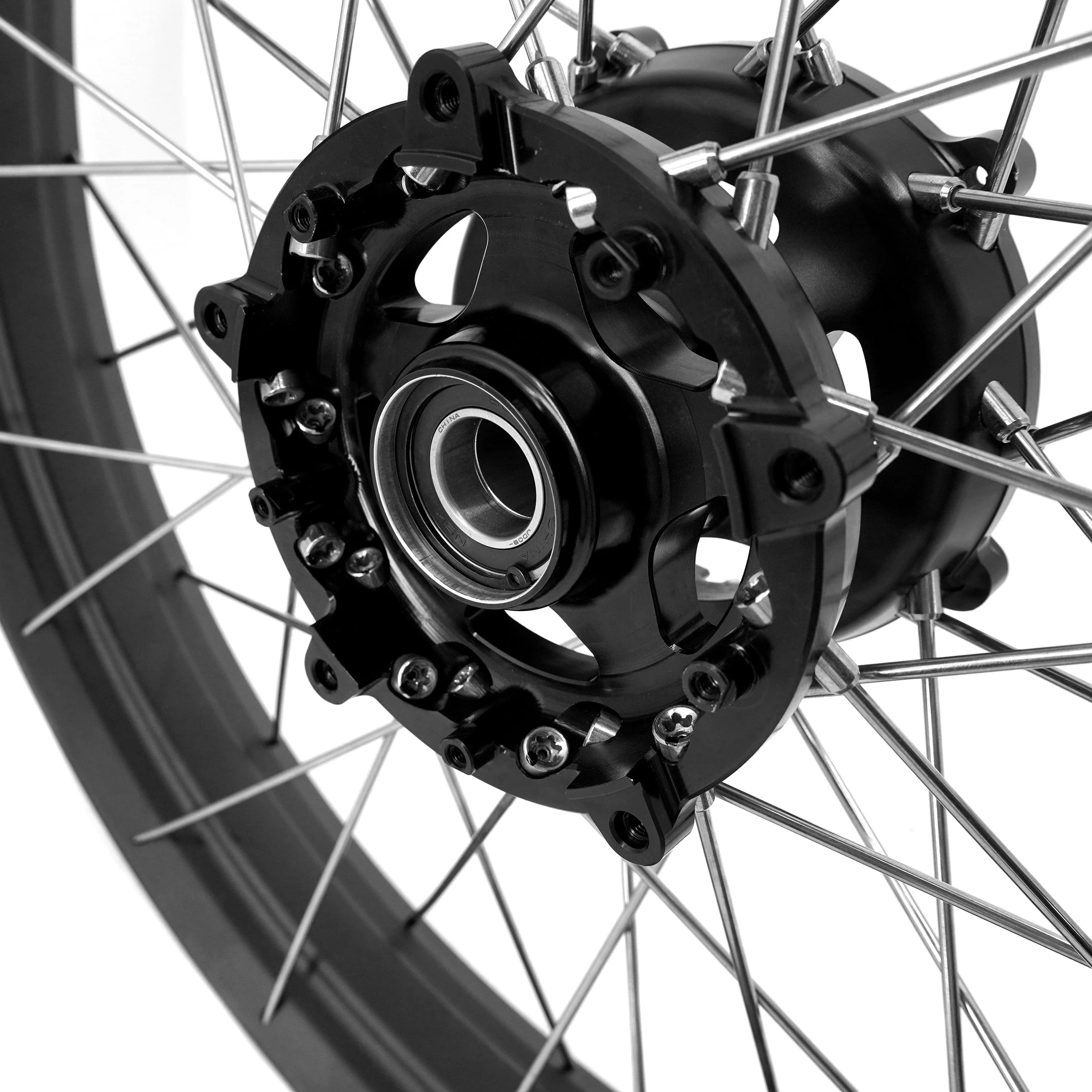 VMX-Racing 21" 18" Tubeless Wheels Fit Yamaha Tenere 700 2019-2025 Black Spoke Rims - Image 8