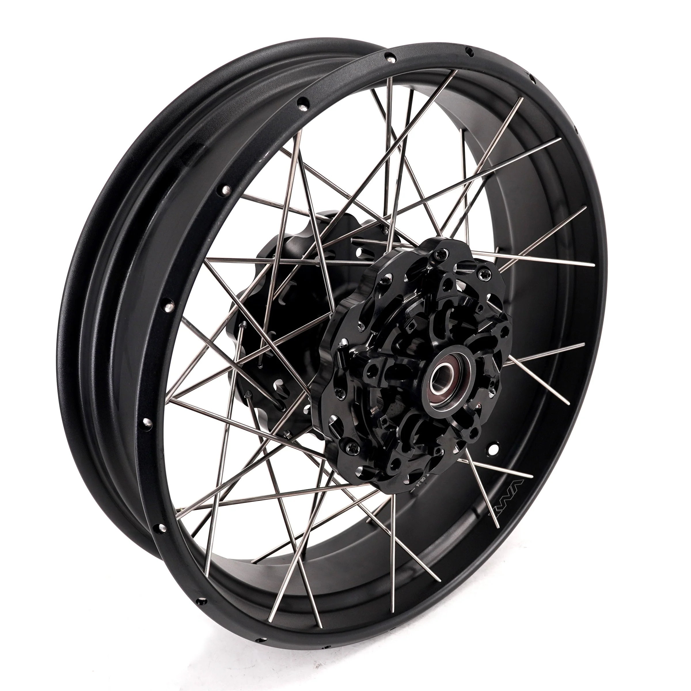 VMX-Racing 21" 18" Tubeless Wheels Fit Yamaha Tenere 700 2019-2025 Black Spoke Rims - Image 9