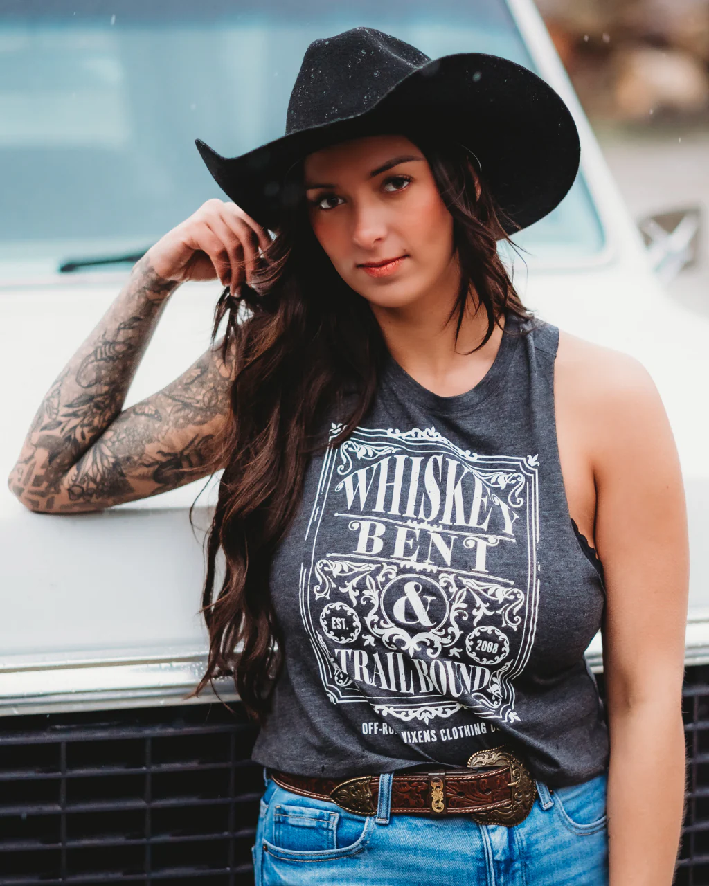 Whiskey Bent Cropped Tank - Image 2