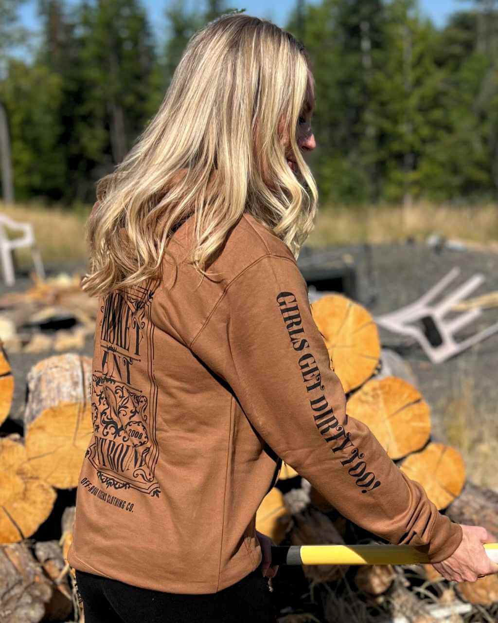 Whiskey Bent & Dirt Bound Unisex Pullover Hoodie - Image 4
