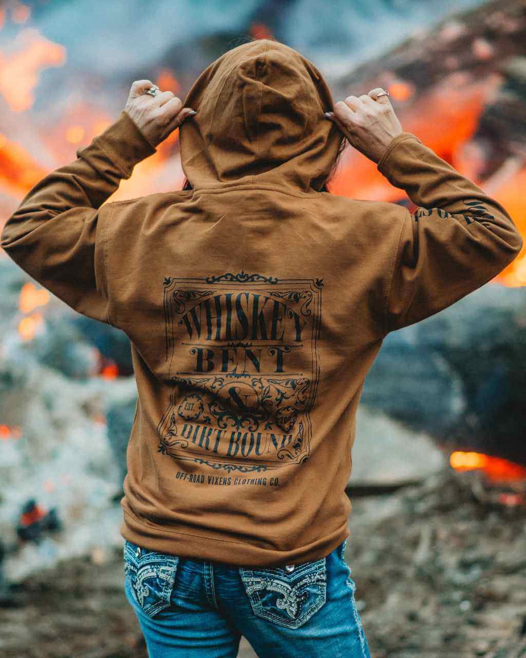 Whiskey Bent & Dirt Bound Unisex Pullover Hoodie - Image 5