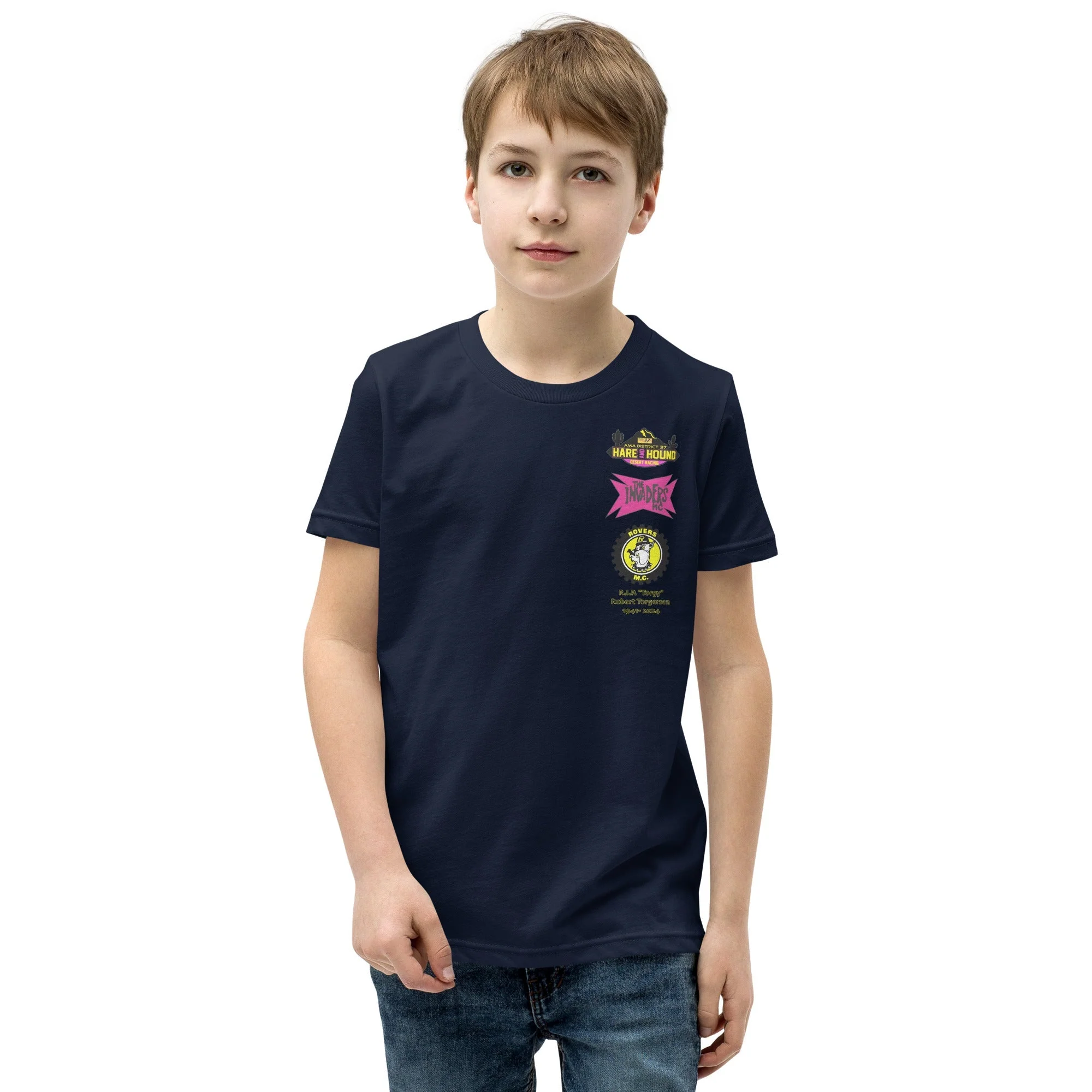 Youth 2024 Alien Dawg Run - Rovers MC & Invaders MC Hare & Hound Event T-Shirt - Image 2