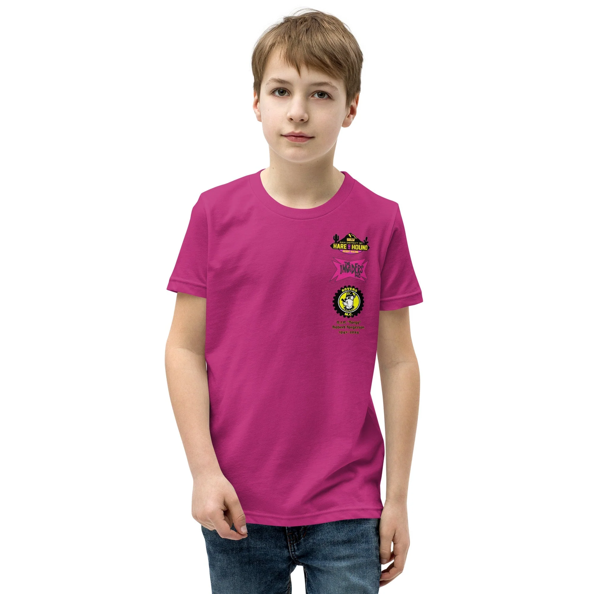 Youth 2024 Alien Dawg Run - Rovers MC & Invaders MC Hare & Hound Event T-Shirt - Image 3