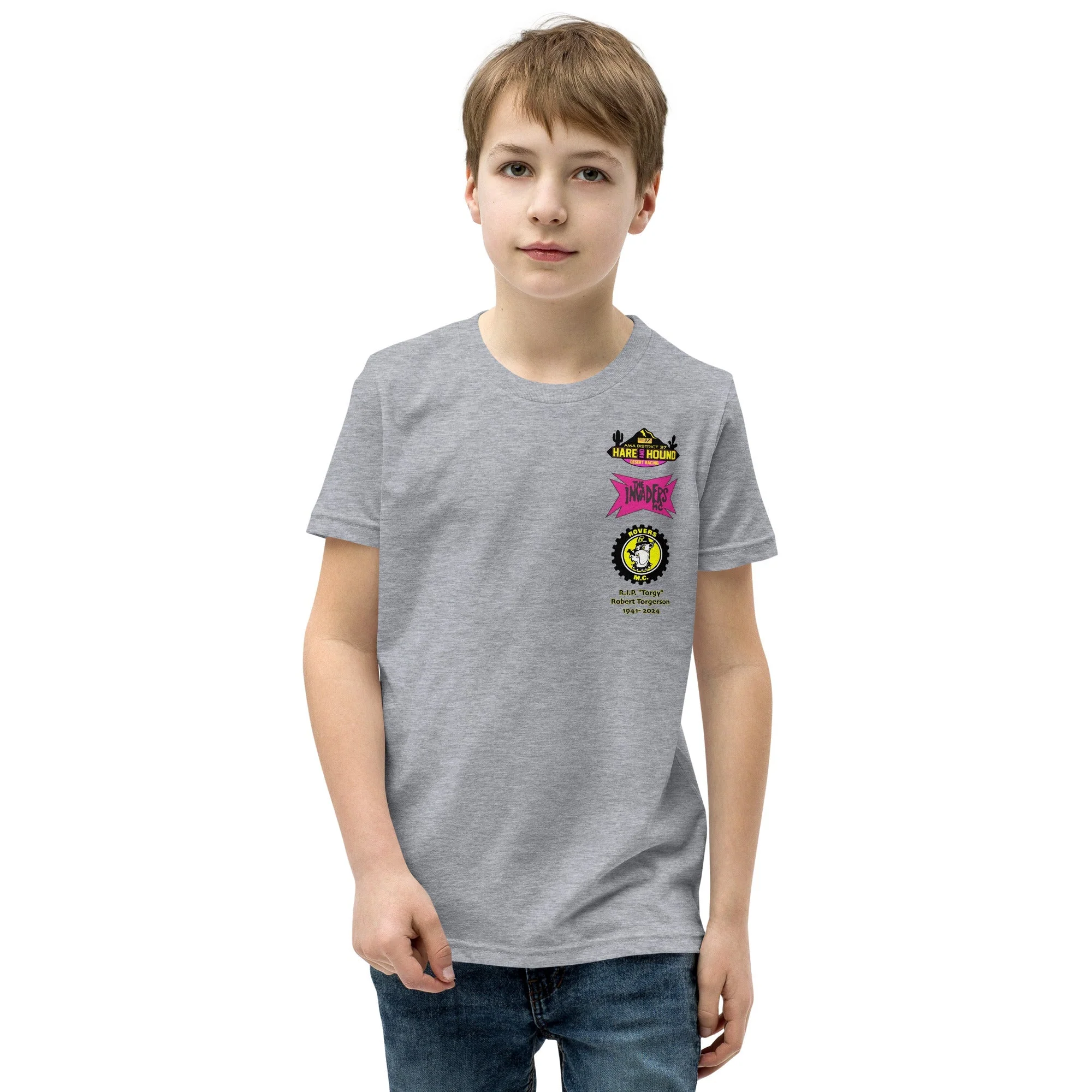 Youth 2024 Alien Dawg Run - Rovers MC & Invaders MC Hare & Hound Event T-Shirt - Image 5