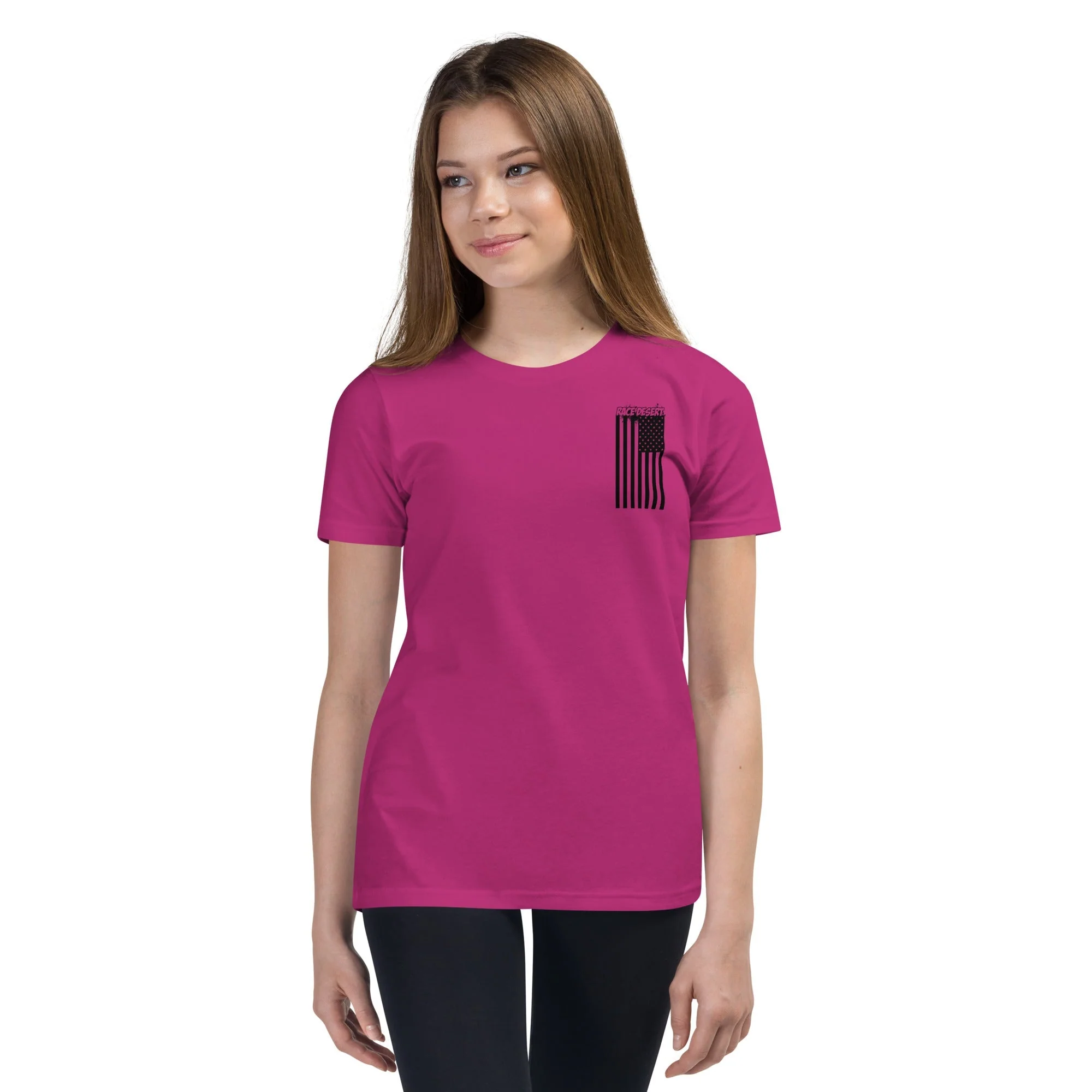 Youth Desert Nation T-Shirt - Dark Pink - Image 2