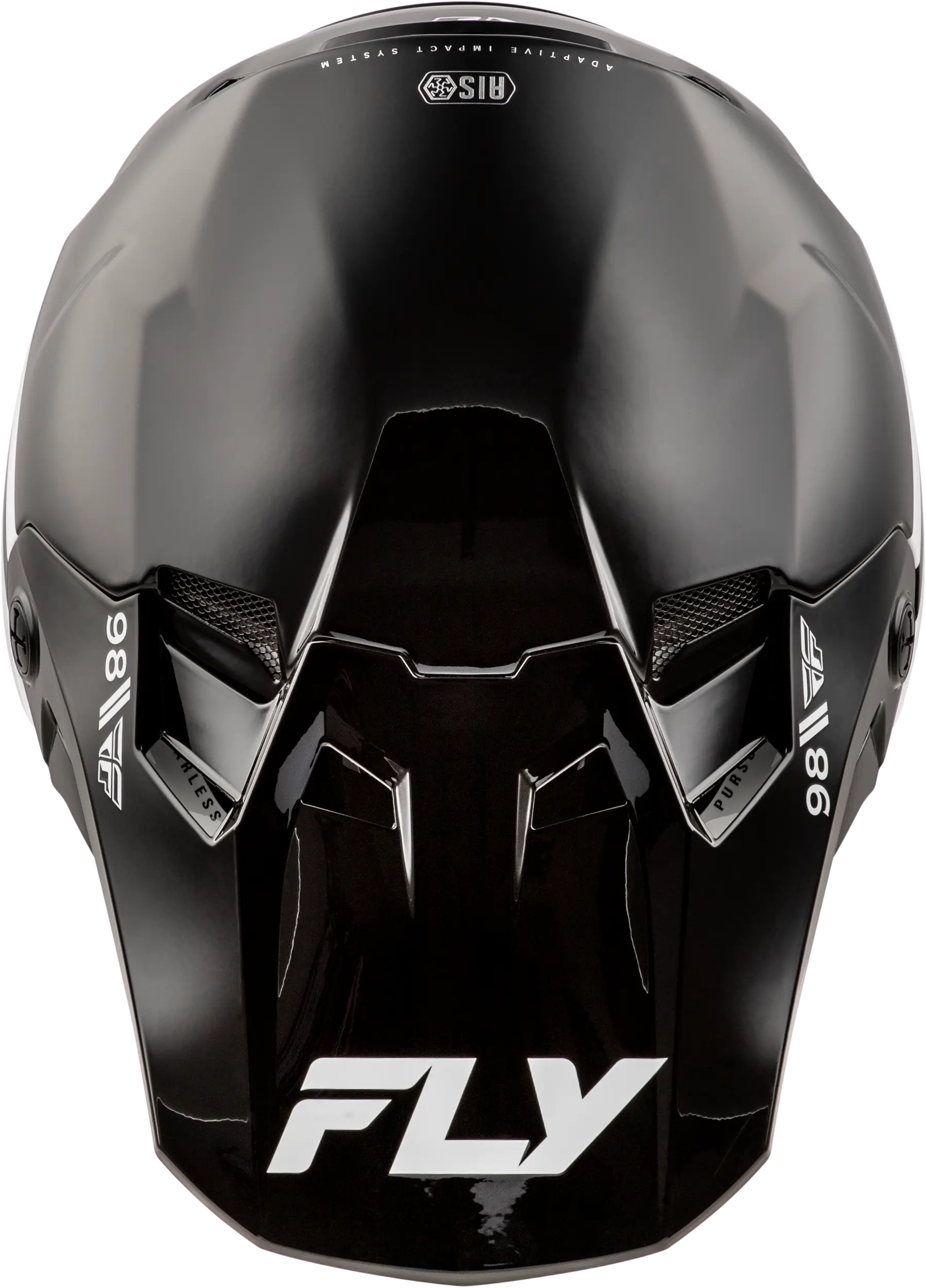 FLY RACING Youth Formula Cc Objective Black/White Helmet - Image 2