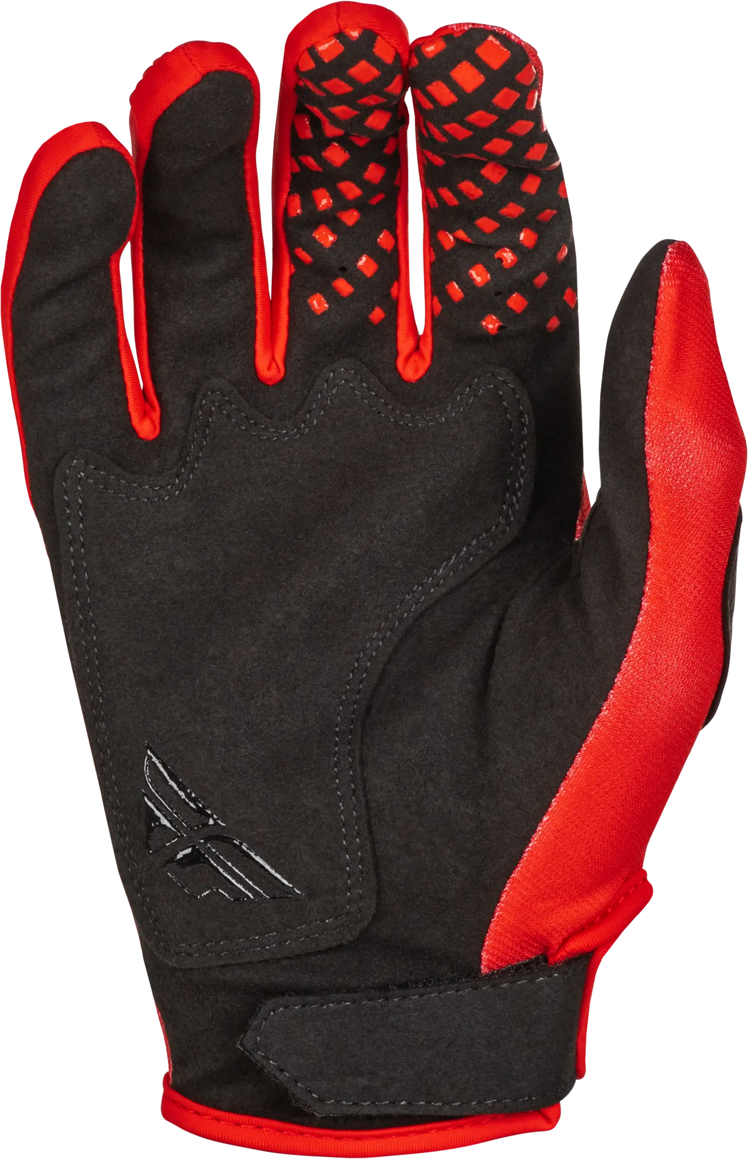 FLY RACING Youth Kinetic Center Red/Black Gloves - Image 2