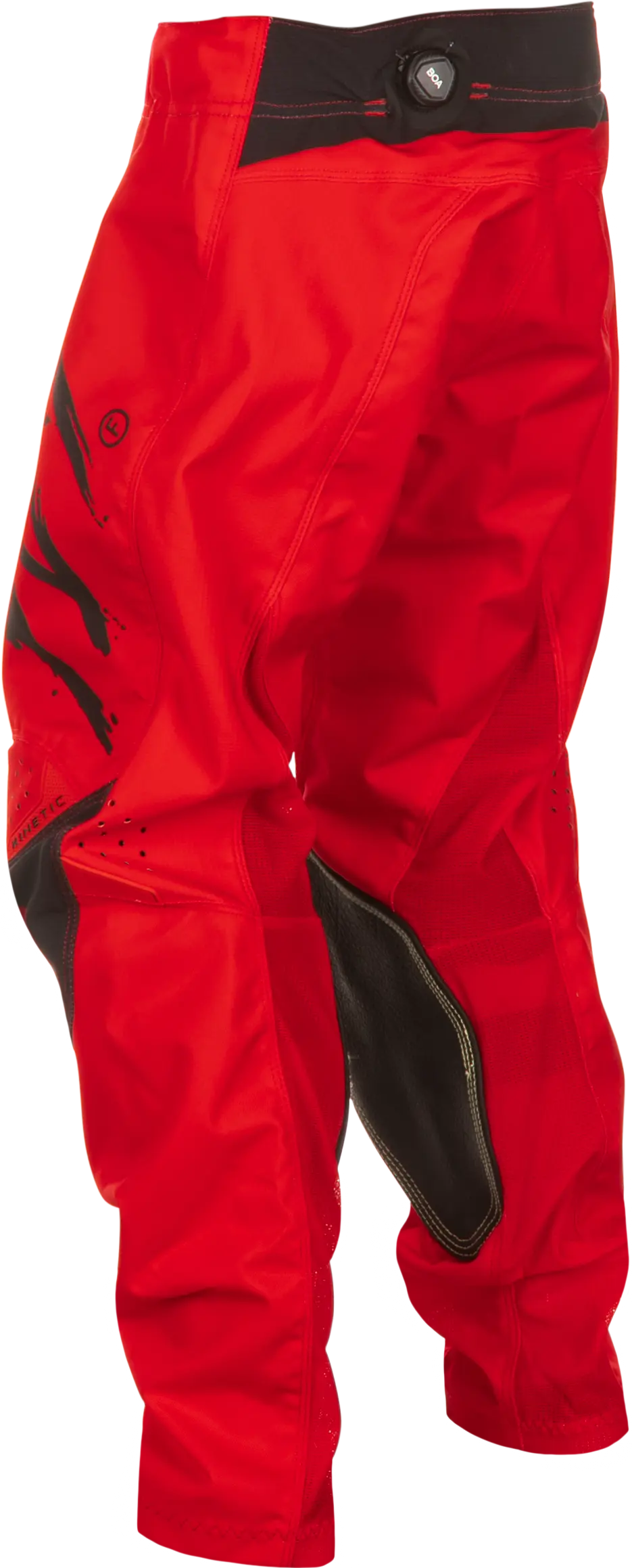 FLY RACING Youth Kinetic Stoke Red/Black Pants - Image 2