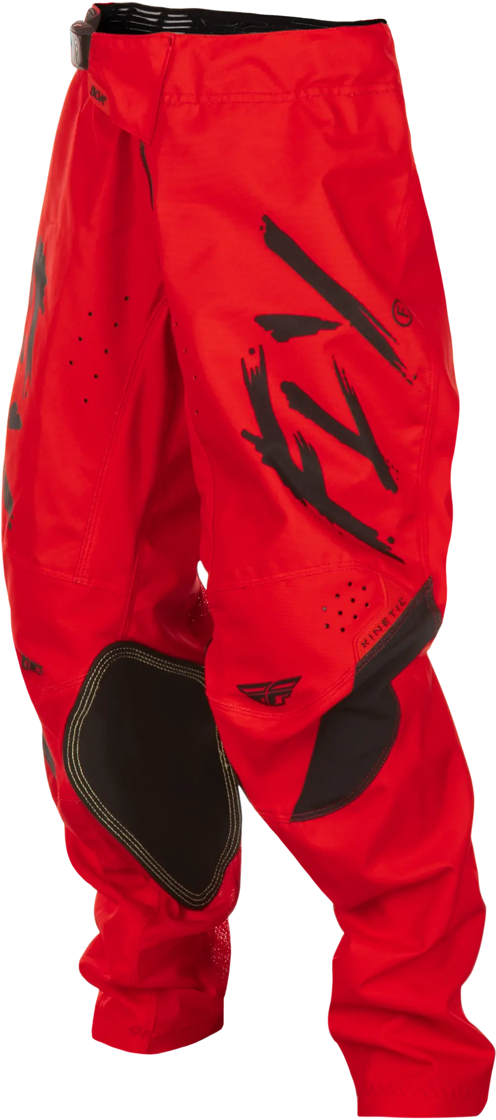 FLY RACING Youth Kinetic Stoke Red/Black Pants - Image 4