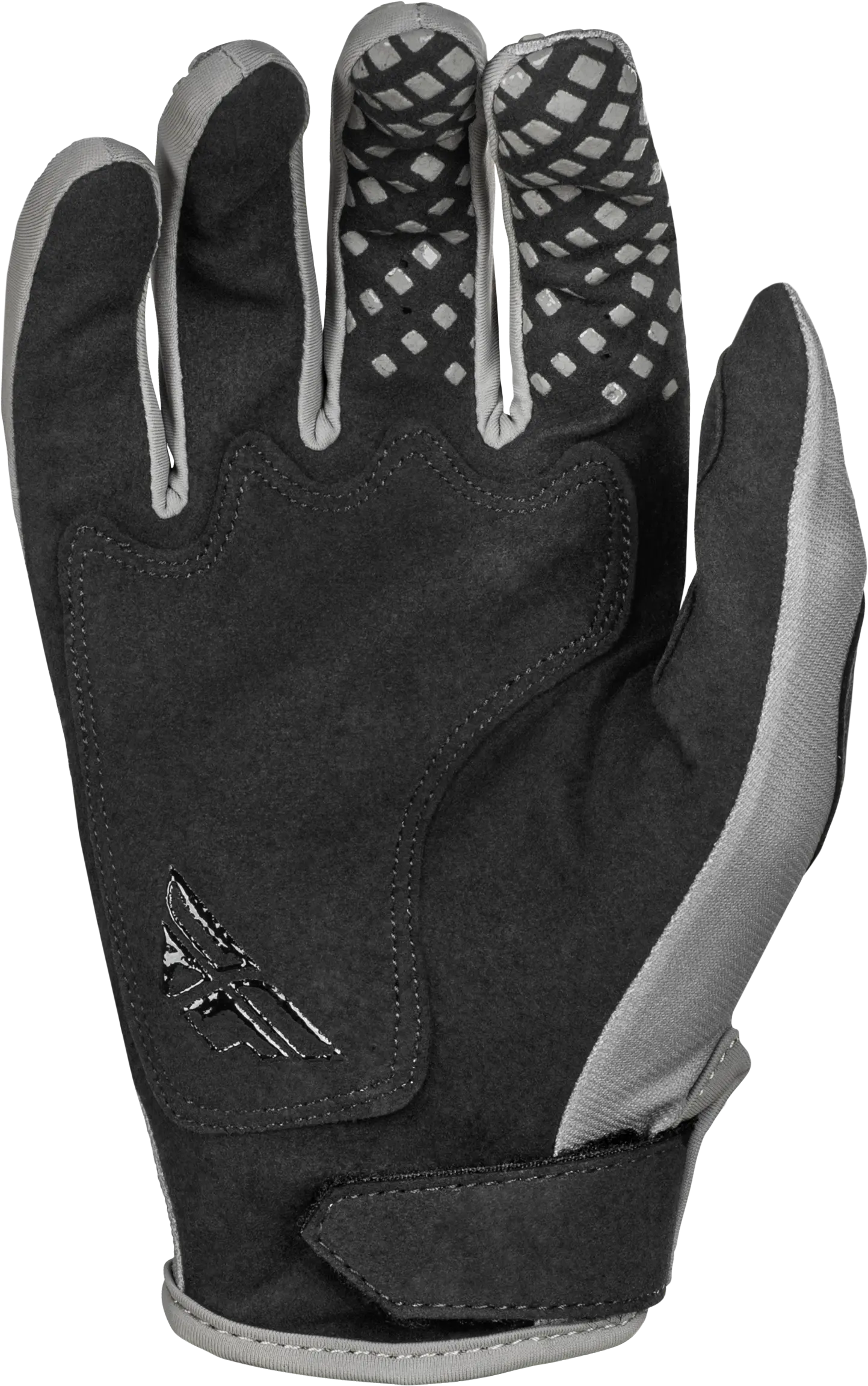 FLY RACING Youth Kinetic Sym Grey/Black Gloves - Image 2
